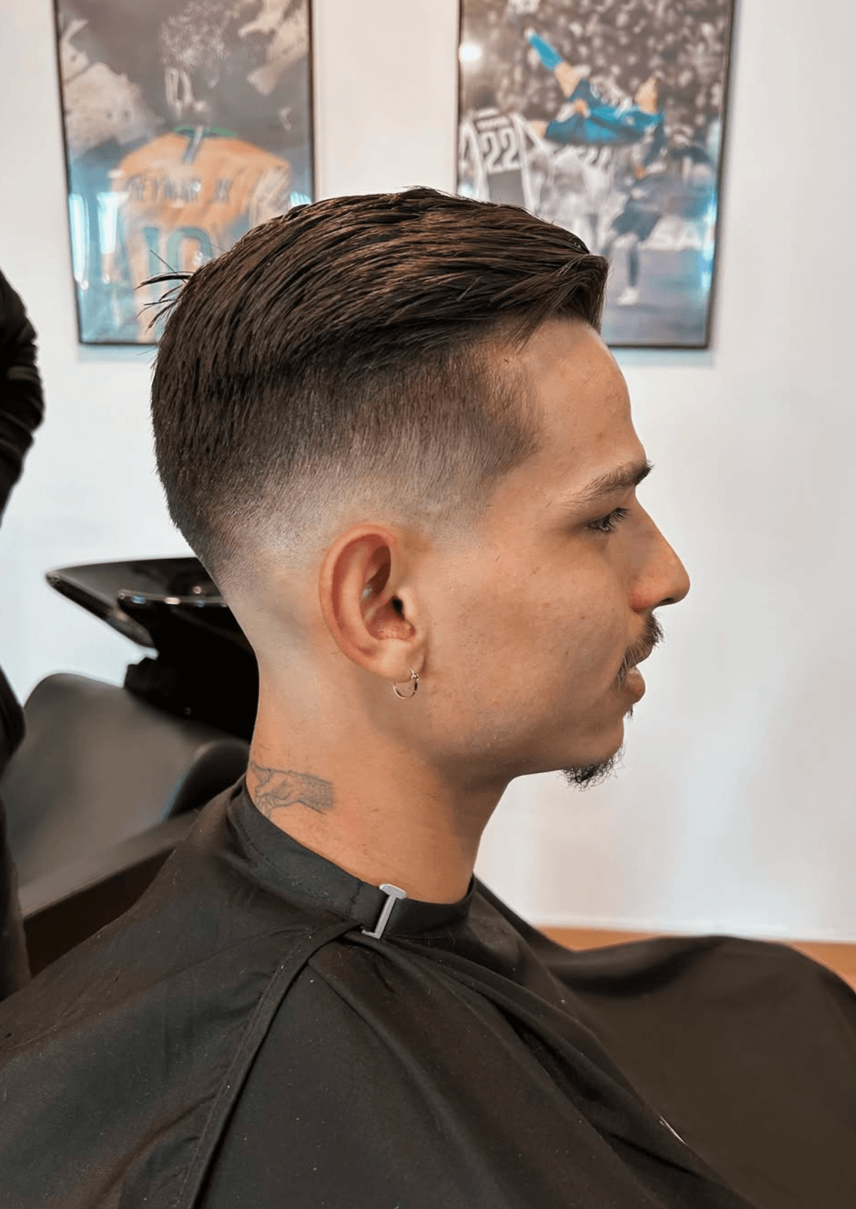 Fade alto com textura — A Casa Barbearia